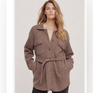NakedCashmere Oversized Shacket (shirt jacket)